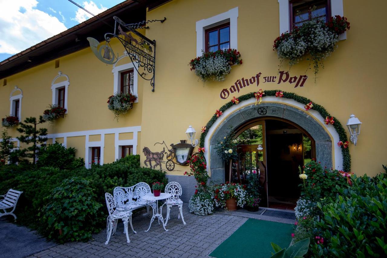 Ferienhotel Gasthof Zur Post Untertauern Exteriör bild