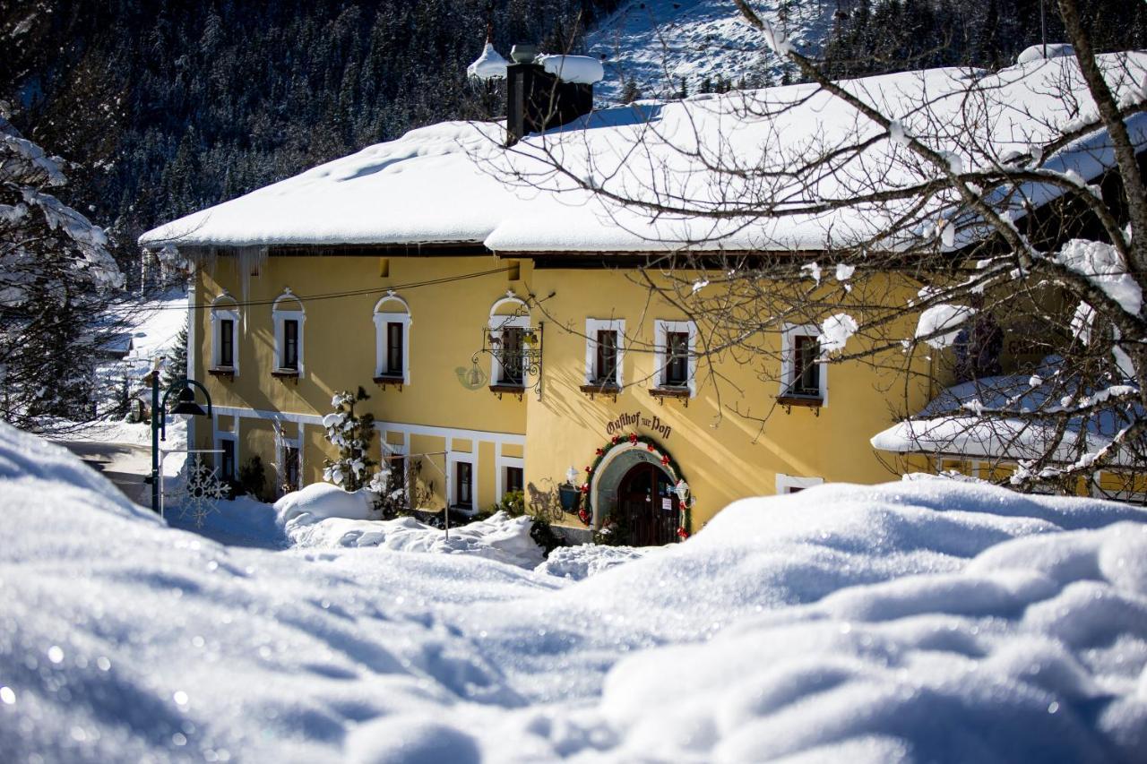 Ferienhotel Gasthof Zur Post Untertauern Exteriör bild